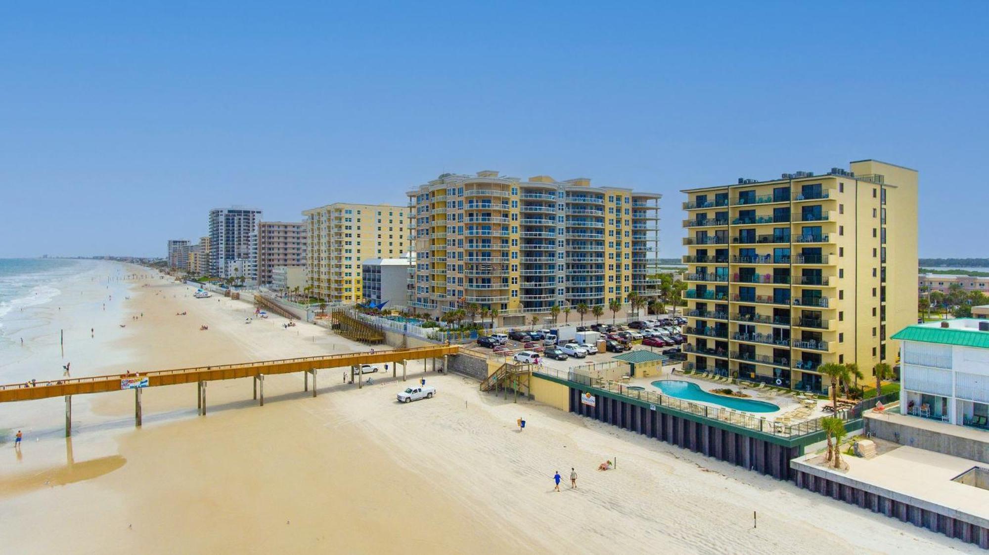Ocean Views From Your Private Balcony! Sunglow Resort 606 By Brightwild Daytona Beach Shores Ngoại thất bức ảnh
